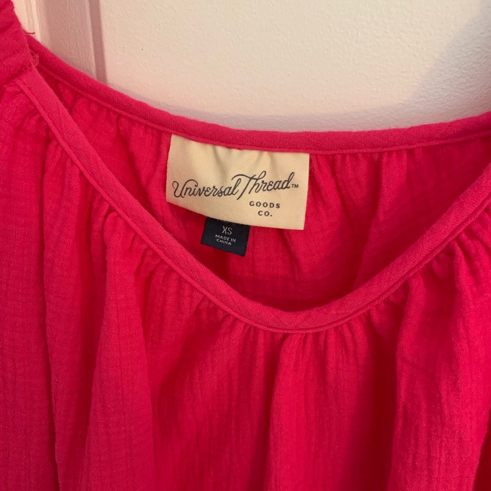 Universal threat hot pink mini dress